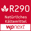 Siegel R290 für natürliches Kältemittel bei Geräten von Stiebel-Eltron